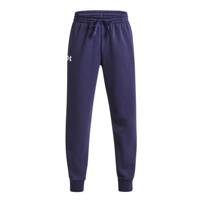Under Armour Boys Rival Fleece Joggers, (410) Midnight Navy / / White, X-Large Plus