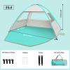 Venustas Beach Tent Sun Shelter for 3/4-5/6-7/8-10 Person, UPF 50+ UV Protection Beach Canopy, Lightweight and Easy Setup Cabana, Portable Beach Shade Tent view 2