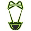 Agoky Mens Jockstrap Athletic Supporter Leotard Jumpsuits Wrestling Singlet with Removable Pouch Green A X-Large