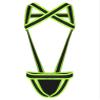 Agoky Mens Jockstrap Athletic Supporter Leotard Jumpsuits Wrestling Singlet with Removable Pouch Green A X-Large view 2