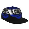 Salvador Flags and Rose Flat Bill Brim Baseball Cap Cool Hip Hop Trucker Hat Men Women Adjustable Baseball Caps view 1