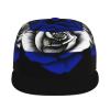 Salvador Flags and Rose Flat Bill Brim Baseball Cap Cool Hip Hop Trucker Hat Men Women Adjustable Baseball Caps view 2