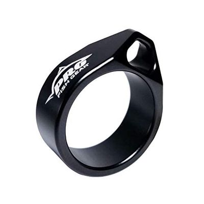 LINE CUTTERZ Pro Fish Gear Aluminum, Super Lightweight Hook Holder Ring Pulls Knots Tight Safely - Black, Size 9