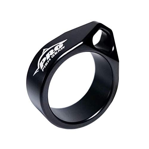 LINE CUTTERZ Pro Fish Gear Aluminum, Super Lightweight Hook Holder Ring Pulls Knots Tight Safely - Black, Size 9