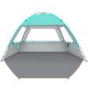 Venustas Beach Tent Sun Shelter for 3/4-5/6-7/8-10 Person, UPF 50+ UV Protection Beach Canopy, Lightweight and Easy Setup Cabana, Portable Beach Shade Tent view 1