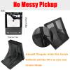 Airsoft Target with BB Catcher  Portable, Reusable BB Gun Targets for Indoor Outdoor Shooting Practice, Includes 60 Replaceable Paper Sheets, Mess-Free Target Trap for Backyard or Range view 2