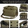 VEAGIA Pistol range bag Gun bag Pistol case Gun case Magazine Lockable double-layer explosion proof zipper Pistol Soft Carrying Bags (ArmyGreen 3.0) view 2