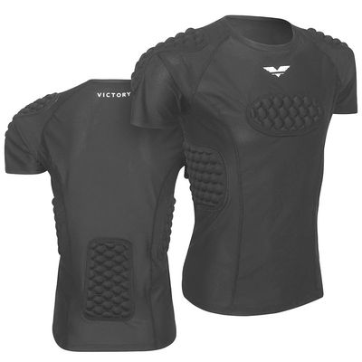 Victory Martial Arts Men's Padded Compression Shirt (Large)