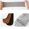 Non Slip Socks Boys Kids Child Knitted Soccer Socks Knee High Tube Socks Toddler Girls Uniforms Socks (White, 0-3 Years) view 2