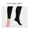 Stelle Girls Women Ballet Dance Convertible Tights Ultra Soft Pro Transition Tights (3Black, 9-14years) view 4