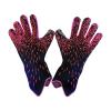 Guaber Soccer Goalkeeper Gloves Goalie Training Gloves Strong Grip Anti-Slip and Breathable for Adults and Children Red 7 view 1