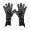 Guaber Soccer Goalkeeper Gloves Goalie Training Gloves Strong Grip Anti-Slip and Breathable for Adults and Children, Black, 10 view 1