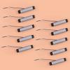 beler 10Pcs Marine Boat White 6 LED Lamp Cabin Deck Courtesy Stern Transom Step Light view 3