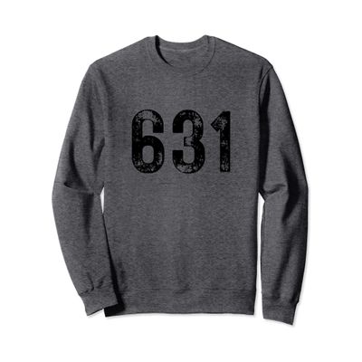 Area Code 631 for Long Island New York Suffolk County 631 Sweatshirt