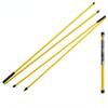 Golf Auxiliary Corrector Trainer Aids Indicator Stick Putter Training Golf Alignment Stick Putting Golf Folding Direction Indicator (Yellow) view 1