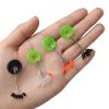 EUPHENG 600Pcs Fishing Rubber Bobber Stops, 6 in 1 Float Sinker Stopper, Bobber Stoppers for Fishing Line Oval Shape Column Shape Size L,M,S Available view 3