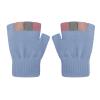 RONGXINUS Kids Winter Warm Glove Boys Girls Knitted Half Finger Mitten Children Cute Rabbit Flip Top Glove Kids Hand Covers Outdoor Thermal Mitten Children Xmas Gifts for 4-12 Years Old view 4