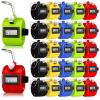 Kingdder 25 Pcs Hand Held Tally Counter 4 Digit Mechanical Palm Click Counter Handheld Tally Number Clicker for Counting Numbers Golf Sports Events Office Stadium(Multi Colors) view 1