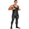 Daenrui Mens Spandex Dance Unitard Biketard Bodysuit Tank Ballet Tight Jumpsuit Leotard Costume Black Medium view 2