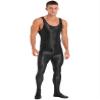 Daenrui Mens Spandex Dance Unitard Biketard Bodysuit Tank Ballet Tight Jumpsuit Leotard Costume Black Medium view 3