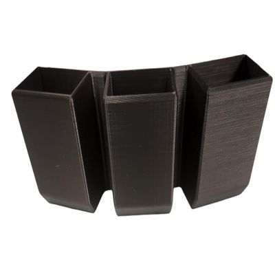 Triple Magazine Pouch (OWB) for Walther PPQ, 9mm Magazines,3 in a Row, Adjustable Belt Loops fit: 1.5 inch, 1.75 inch, and 2 inch Belts