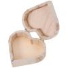 Gadpiparty Wooden Jewelry Box Heart-shaped Wooden Box Crafts for Women Girls Jewelry Makeup Home Decor view 1