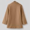 Toddler Girls Long Sleeve Winter Windproof Coat Jacket Kids Warm Fleece Double Breasted Trench (Coffee #1, 4-5 Years) view 3