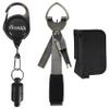 EUPHENG Fly Fishing Accessories Combo Including Fly Fishing Zinger Retractor Durable Magnetic Net Release Magnetic Tippet Threader and Multifunctional Fly Fishing Knot Tying Tools (Black) view 1