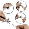 EUPHENG Fly Fishing Accessories Combo Including Fly Fishing Zinger Retractor Durable Magnetic Net Release Magnetic Tippet Threader and Multifunctional Fly Fishing Knot Tying Tools (Black) view 4