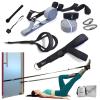 BIVR Portable Pilates Home Kit - Home Workout Equipment with Designed Pilates Loop Straps, Fabric Long Resistance Exercise Bands, Door Anchors and Aluminum Carabiners for Working Out as in Reformer view 1