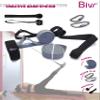 BIVR Portable Pilates Home Kit - Home Workout Equipment with Designed Pilates Loop Straps, Fabric Long Resistance Exercise Bands, Door Anchors and Aluminum Carabiners for Working Out as in Reformer view 3