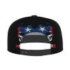 King Skull Puerto Rico Flag Flat Bill Brim Baseball Cap Cool Hip Hop Trucker Hat Men Women Adjustable Baseball Caps view 4