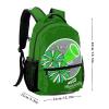 WOWPersonalTailor Green Cheerleader Shoulder Backpack Waterproof Travel Bag for Family Friends Gifts view 4