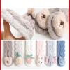 3D Baby Winter Fluffy Fuzzy Slipper Socks,toddlers indoor Long Socks Cute Cartoon Animal Slipper Socks Warm Socks,Winter Warm Indoor Socks for Boys & Girls (Coffee Bear) view 4