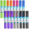16 Pack 24 Pcs 3 mm Thick Yoga Mat Bulk, Exercise Workout Non Slip Fitness Pad for Women Kids Gym Home Yoga Pilates, Reliable Sturdy Material and Easy to Clean (Multicolored) view 1