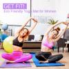 16 Pack 24 Pcs 3 mm Thick Yoga Mat Bulk, Exercise Workout Non Slip Fitness Pad for Women Kids Gym Home Yoga Pilates, Reliable Sturdy Material and Easy to Clean (Multicolored) view 4