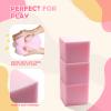 TAYUQEE Foam Pit Cubes, 24 PCS 5 Inches Gymnastics Foam Blocks Trampoline Blocks, Multi-Sport Protective Padding for Freerunning, Trampoline, Parkour, Skate Parks & BMX - Pink view 3
