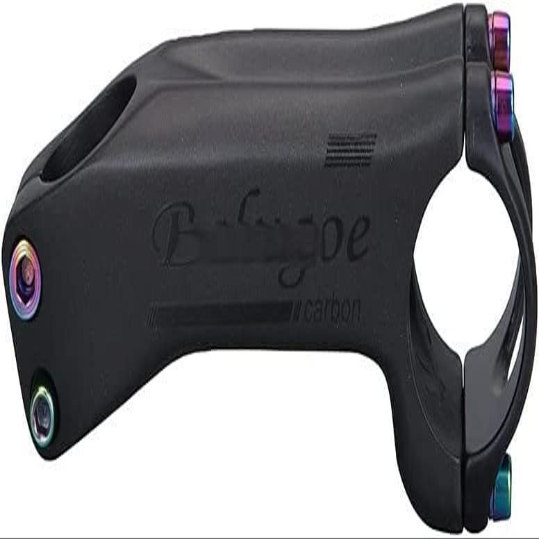 ZECHAO 6/17 Degree Carbon Stem,28.6-31.8mm Bike Stem Road Bike Stem Mountain Carbon Table 70/80/90/100/110/120/130 MM Bike Stem (Color : 6 Degrees, Size : 90mm)
