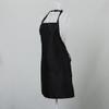 Housoutil 2 Pockets Bib Apron Waterproof Pure Neck Strap Kitchen Restaurant Chef Smock view 2