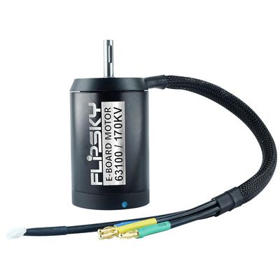 Flipsky Sensored Outrunner Brushless DC Motor Battle Hardened 63100 190KV 5500W 8mm Round Shaft for Electric Skateboard,Longboard,Escooter,Ebike Esk8 DIY Kit Parts