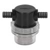 Water Pump Filter Filter Attachment Water Filter in Line Stainer Barb ABS 3/8in 1/2in Output for DC 12V 80 PSI Pumps view 1