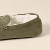 Amazon Essentials Men's Moccasin Slippers, Dark Olive Microsuede, 13 view 4