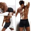 CONKEND Mens Boxer Briefs Cotton Underwear Pack 6no Ride up Regular Stretch Elastic Wide Band Boxer Briefs Black M view 2