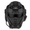 QJYZHAN Unisex-Adults Tactical Airsoft Paintball Helmet with Full Face Mask, Built-in HD Headset and Anti-Fog Fan, Adjustable Outdoor CS Gear view 1