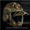 QJYZHAN Unisex-Adults Tactical Airsoft Paintball Helmet with Full Face Mask, Built-in HD Headset and Anti-Fog Fan, Adjustable Outdoor CS Gear view 4