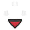 Kvysinly Men's Christmas Underwear Santa Costume Lingerie Set Sexy Boxershort Briefs with Collar Cuffs Type B X-Large view 2