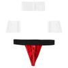Kvysinly Men's Christmas Underwear Santa Costume Lingerie Set Sexy Boxershort Briefs with Collar Cuffs Type D Large view 4