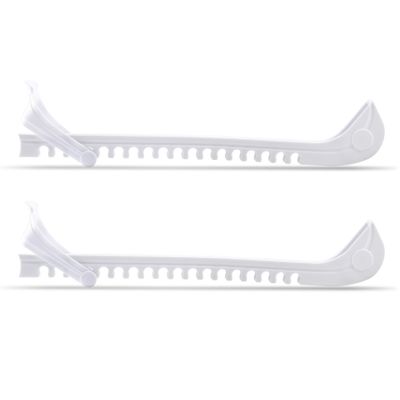NANAOUS Ice Skate Guards Ice Skate Blade Covers Skate Blade Protector, 1 Pair of Adjustable Skate Guards for Hockey or Figure Skating (White)