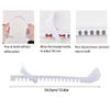 NANAOUS Ice Skate Guards Ice Skate Blade Covers Skate Blade Protector, 1 Pair of Adjustable Skate Guards for Hockey or Figure Skating (White) view 3