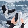 NANAOUS Ice Skate Guards Ice Skate Blade Covers Skate Blade Protector, 1 Pair of Adjustable Skate Guards for Hockey or Figure Skating (White) view 4